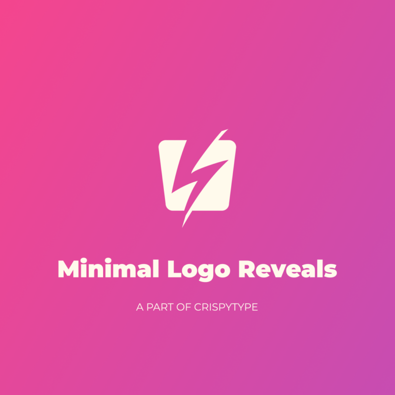 Minimal Logo Reveals